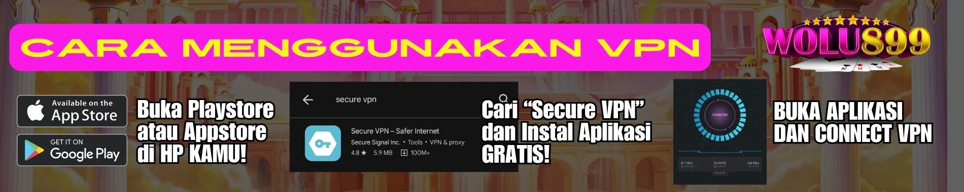 Sebelum Bermain Gunakan VPN